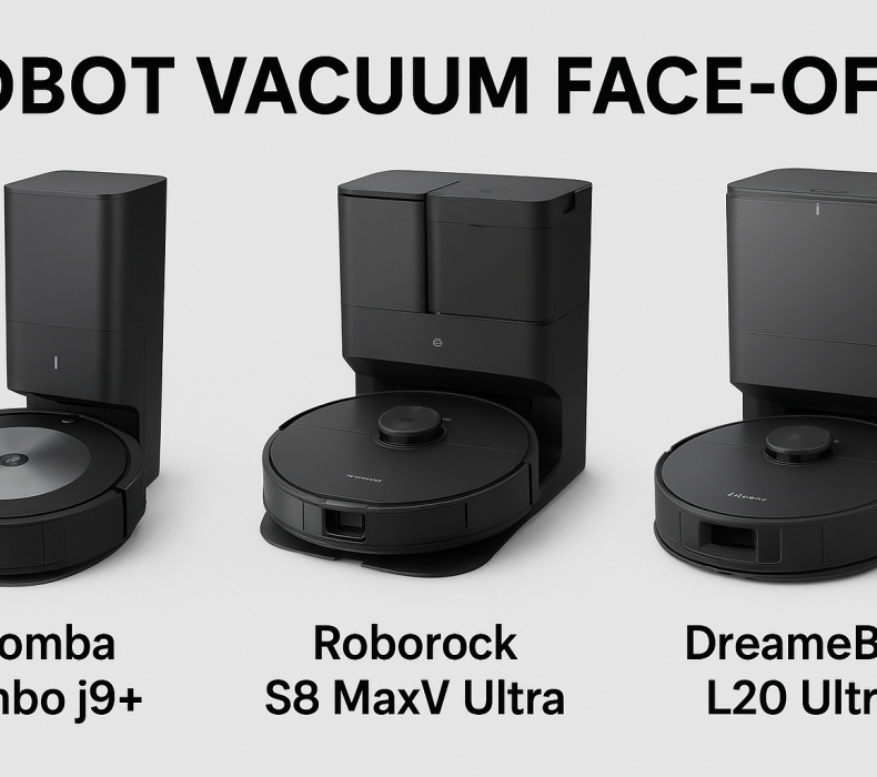 Roomba Combo j9+ vs Roborock S8 MaxV Ultra vs DreameBot L20 Ultra
